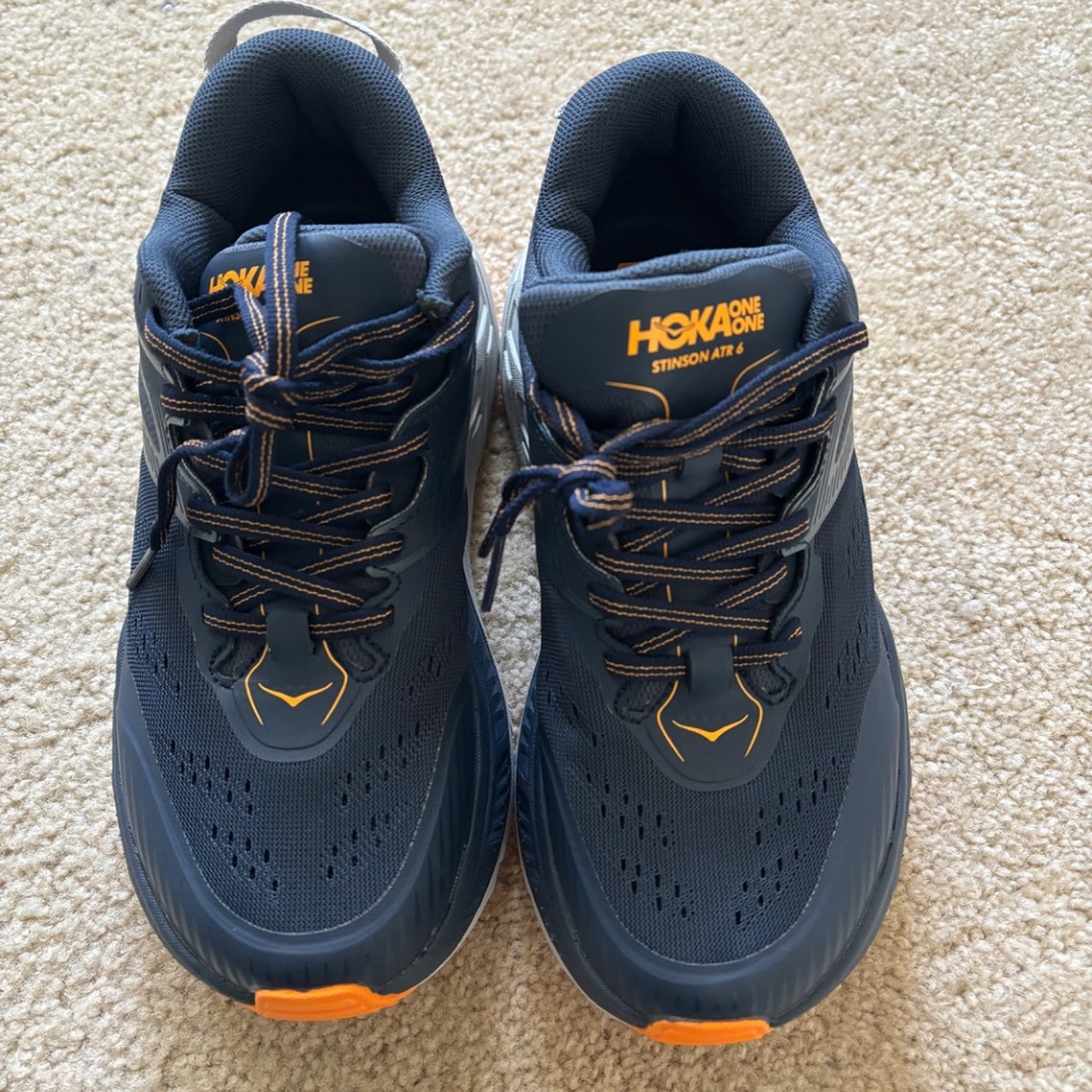 HOKA Stinson ATR 6 Trail Running Shoe Blue Size US 6 - Picture 7 of 9